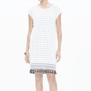 Madewell Scatter Block Tassel Sz L  Dress #1353
